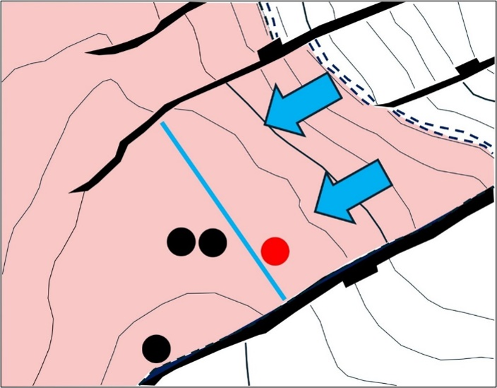 Depth structural map
