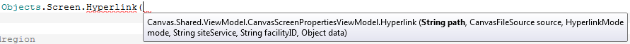 Canvas Preview: Hyperlink - Hyperlink Intellisense