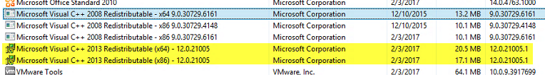 Be aware of how Microsoft manages their Visual C ++ Redistributable Packages, especially if you are a Citrix/XenApp user!