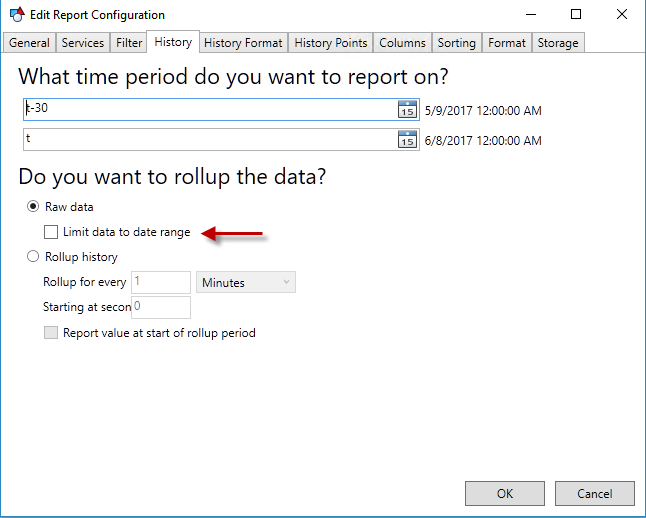 New Report Module - Limit Data to Date Range