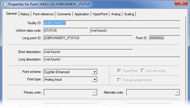 Start using the Job Runner today - Job Runner UIS Status Point