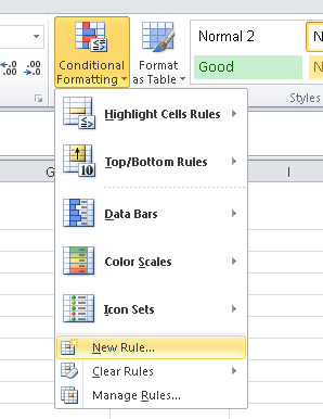 Using Excel’s conditional formatting to build better reports - Configure conditional formatting