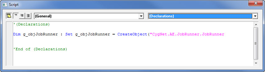 Start using the Job Runner today - General Declarations