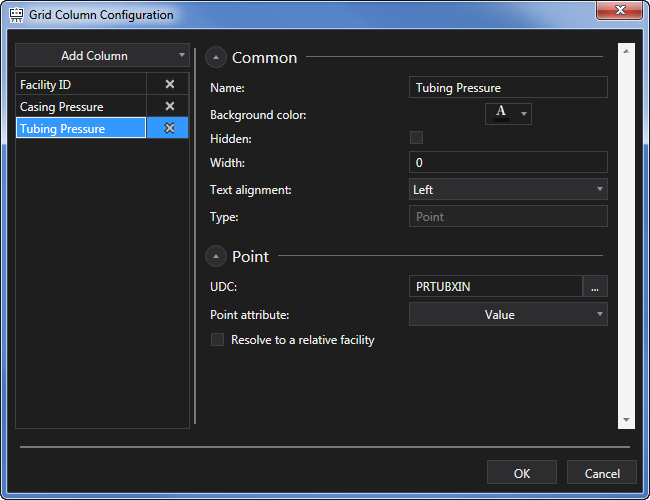 Canvas Preview: Grid - Point Column